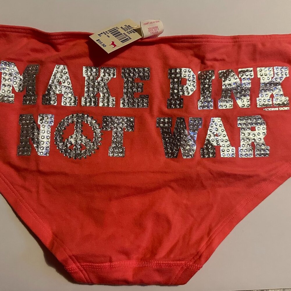 Victoria’s Secret PINK bling panty Size L NWT
